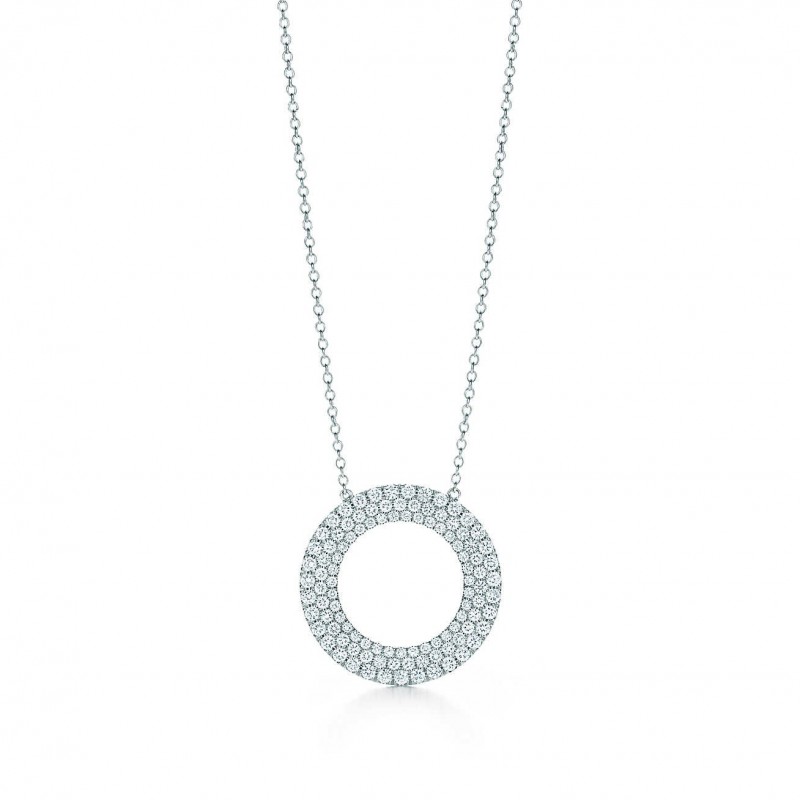 Three-row circle pendant