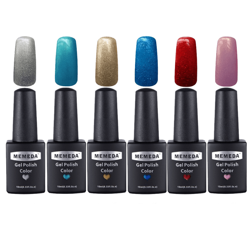 MEMEDA Gel Nail Art Polish Uv LED Light Manicure Set