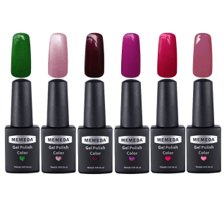 MEMEDA Gel Nail Art Polish Uv LED Light Manicure Set