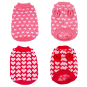 Silvercell-Pets-Puppy-Dogs-Clothes-Jacket-Little-Heart-Knit-Sweater-Coat-Pink-XL_1