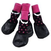 Black Water Proofing Dog Boots Pet Shoes Dogs Snow Booties 