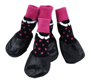 Black Water Proofing Dog Boots Pet Shoes Dogs Snow Booties 