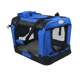 Easipet Fabric Pet Carrier, Medium,Blue 