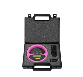 HALO PET MICROCHIP SCANNER MID06(PINK in a Carry Case with Car Charger) 