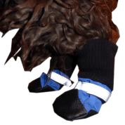 HDP Dog Boots Blue Set of 4 Medium 