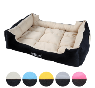 Leopet® HTBT10 75x60 Small Dog Bed 75x60x19 cm DIFFERENT COLOURS