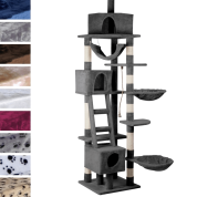 Leopet® KBD010 2beige Cat Tree Scratching Post Kitten Climbing Exercise Activity Centre Sisal Leight ca.230cm