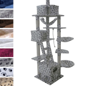 Leopet® KBD010 2beige Cat Tree Scratching Post Kitten Climbing Exercise Activity Centre Sisal Leight ca.230cm