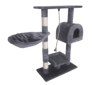 Leopet® KBM001 2grau Cat Tree Scratching Post Kitten Climbing Exercise Activity Centre Sisal