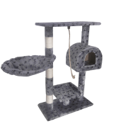 Leopet® KBM001 2grau Cat Tree Scratching Post Kitten Climbing Exercise Activity Centre Sisal