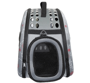 Petown Soft sided Pet Carrier pet Carriers Airline Approved with Foldable and Washable (Gray) 