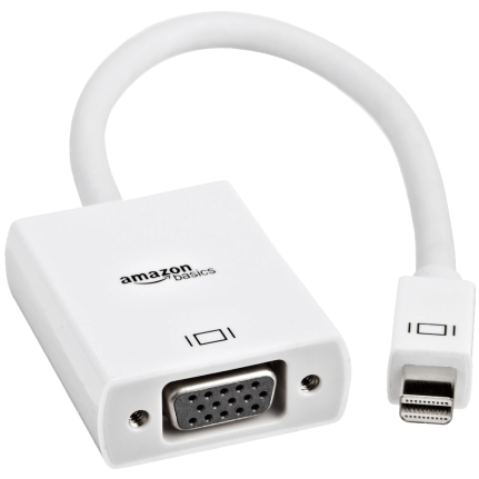 AmazonBasics Mini DisplayPort (Thunderbolt) to VGA Adapter