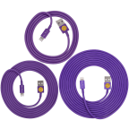 3 6 10Ft 8 Pin to USB Extended SUPER HEAVY DUTY Charging and Sync Cable Cords Charger Wire