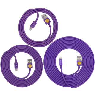 3 6 10Ft 8 Pin to USB Extended SUPER HEAVY DUTY Charging and Sync Cable Cords Charger Wire