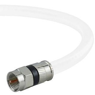 Coaxial Cable (50 Feet) with F-Male Connectors - Ultra Series by Mediabridge