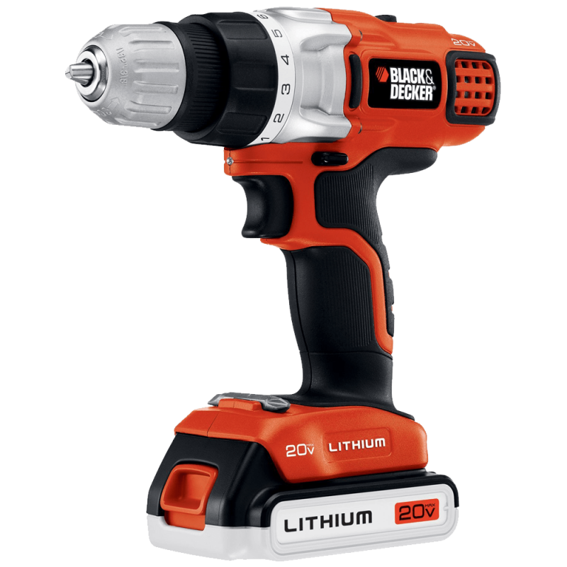 Black & Decker LDX220SBFC 20-Volt MAX Lithium-Ion Drill-Driver with Fast Charger 