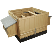Snap Lock Large Chicken Backyard House