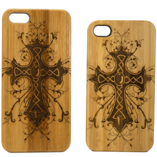 Celtic Cross iPhone 6 Case Eco Friendly Bamboo Wood Cover