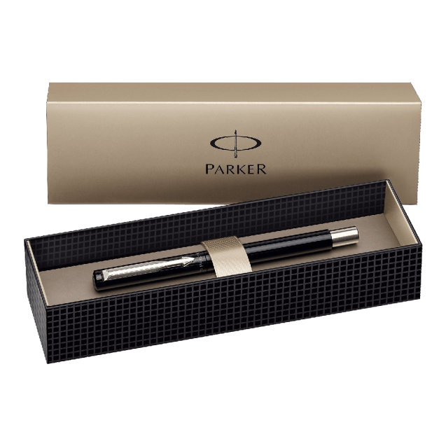 Parker Vector Black Medium Nib Fountain Pen Gift-Boxed