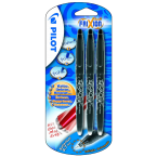 Pilot Frixion Erasable Rollerball Pack of 3 Black