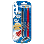 Pilot Frixion Erasable Rollerball Pack of 3 Black