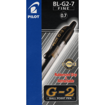 Pilot G207 Retractable Gel Rollerball 0.7 mm Tip Red