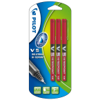 Pilot V5 Liquid Ink Rollerball 0.5 mm Tip (Pack of 3) Black
