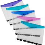 High Capacity Ring Binder Popper Wallet Landscape