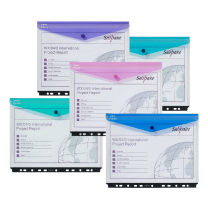 High Capacity Ring Binder Popper Wallet Landscape