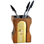 SUCK UK Pencil Sharpener Desk Tidy Natural