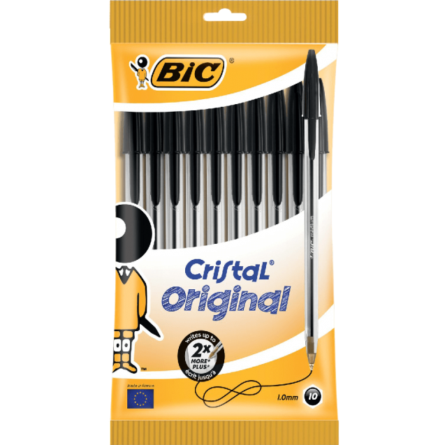 BiC Cristal Medium Ball Pen (Pack of 10)