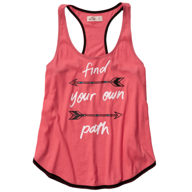 Hollister Cali Sport Graphic Swing Tank
