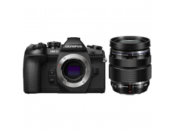 Olympus OM-D E-M1 Mark II Mirrorless Micro Four Thirds Camera with 12-40mm f2.8 Lens Kit (Black) 