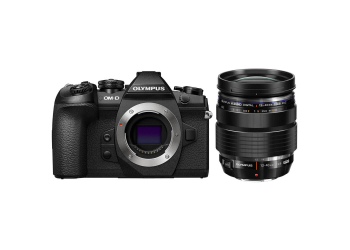 Olympus OM-D E-M1 Mark II Mirrorless Micro Four Thirds Camera with 12-40mm f2.8 Lens Kit (Black) 