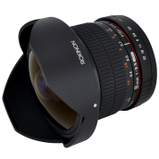 Rokinon HD8M-C 8mm f3.5 HD Fisheye Lens with Removeable Hood for Canon DSLR 8-8mm Fixed-Non-Zoom Lens