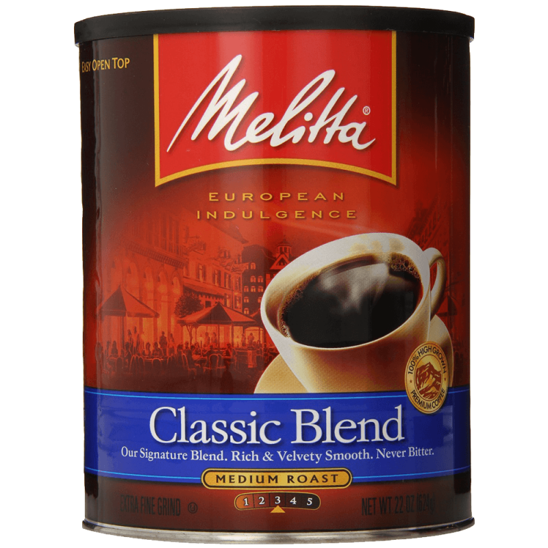 Melitta Coffee Classic Blend Ground Medium Roast 