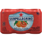 San Pellegrino Sparkling Fruit Beverages Aranciata Rossa-Blood Orange