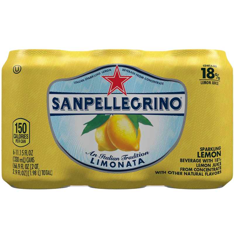 San Pellegrino Sparkling Fruit Beverages Limonata-Lemon 