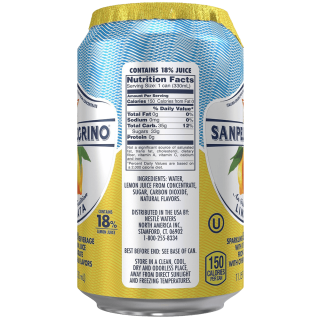 San Pellegrino Sparkling Fruit Beverages Limonata-Lemon 