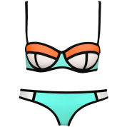 GLove Bright Diving Suit Material-neoprene Bikini Set