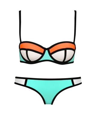 GLove Bright Diving Suit Material-neoprene Bikini Set
