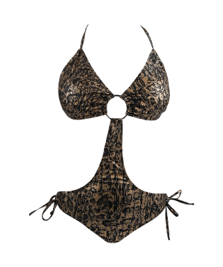 Marina West Women's Triangle Top Monokini Swimsuit