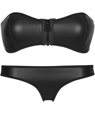 Pandolah Luxury Zip Top Diving Suit Neoprene Bikini Set