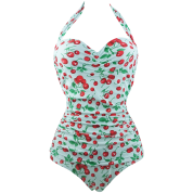 Cocoship 50s Retro Vintage Swimwear Monokinis