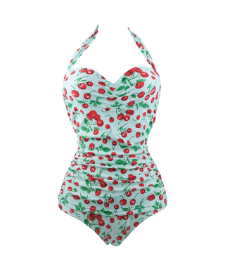 Cocoship 50s Retro Vintage Swimwear Monokinis