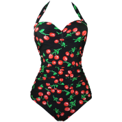 Cocoship 50s Retro Vintage Swimwear Monokinis