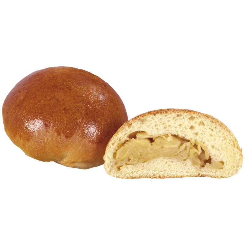 A patty with potatoes and meat 
