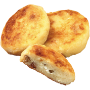 Cheese cakes with raisins