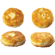 Cheese cakes with raisins
