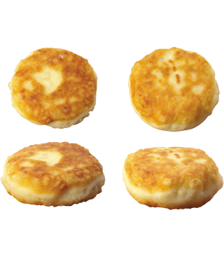 Cheese cakes with raisins